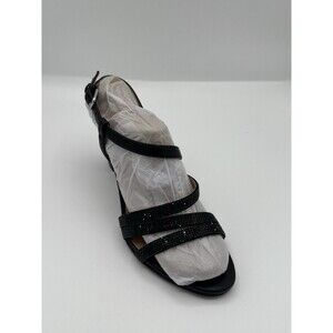 Naturalizer Bridget 4 strappy dress sandal in black with rhinestones Women’s 7